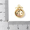 Brass Micro Pave Cubic Zirconia Pendants X1-KK-U064-13G-3
