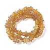 Full Rainbow Plated Forsted Electroplate Glass Beads GLAA-P005-FR06-2