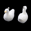Flocking Opaque Resin Pendants RESI-F064-A05-2