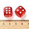 Spray Printed Transparent Acrylic Beads AC-CBA40CF-01F-3