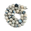 Natural Blue Ice Glacierite Stone Beads Strands G-H062-A04-03-3