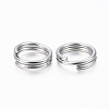 Tarnish Resistant 304 Stainless Steel Split Rings LS-STAS-H413-04P-B-2