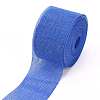 Polyester Imitation Linen Wrapping Ribbon OCOR-G007-01D-2