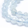 Natural Aquamarine Beads Strands G-F715-001B-3