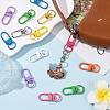 60Pcs 10 Colors Zinc Alloy Baking Paint Swivel Snap Hooks Clasps FIND-FS0005-10-5