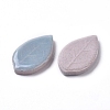 Handmade Porcelain Cabochons PORC-WH0002-06-2