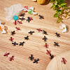  2 Bags 2 Colors Halloween Plastic Simulation Ant DJEW-NB0001-32-4