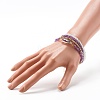 Reiki Crystal Natural Amethyst Beads Stretch Bracelets Stet for Girl Women BJEW-JB06804-11