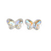 Electroplate Transparent Glass Beads GLAA-Q092-04-B01-4