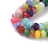 Natural Dyed White Jade Beads Strands X-G-F753-06C-3