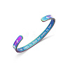Stainless Steel Cuff Bangle for Women CR8784-1-1