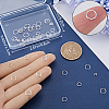50Pcs 5 Styles 925 Sterling Silver Open Jump Rings STER-BBC0006-19-3