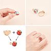 DIY Finger Rings Making Kits DIY-NB0004-65RG-4