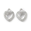 Brass Micro Pave Cubic Zirconia Pendants KK-L250-03P-01-1