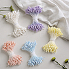 5 Bundles 5 Colors Gypsum with Cotton Cord Artificial Flower Core DIY-GF0014-07A-3