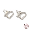 925 Sterling Silver Lobster Claw Clasps STER-D006-12S-1