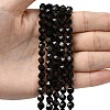 Natural Golden Sheen Obsidian Beads Strands G-Z119-A10-01-2