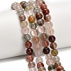 Natural Multi-Color Rutilated Quartz Beads Strands G-G300-A03-6mm-1