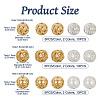 30Pcs 6 Style Brass Beads KK-TA0001-24-4