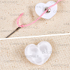 30Pcs 1-Hole Resin Shank Buttons BUTT-CY0001-25B-5