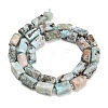 Natural Larimar Beads Strands G-F836-B09-01-3