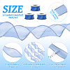 3 Rolls Polyester Organza Ribbons SRIB-TA0001-26A-4