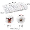 60Pcs 10 Styles Painted Natural Wood Round Beads WOOD-FS0002-46-4