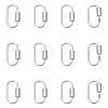 12Pcs Alloy Screw Carabiner Lock Charms FIND-UN0010-22P-1
