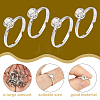 40Pcs Adjustable Alloy Rhinestone Finger Rings for Women RJEW-SP0001-02P-3