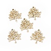 Alloy Crystal Rhinestone Pendants ALRI-H004-45LG-3