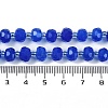 Natural Blue Agate(Dyed & Heated) Beads Strands G-H057-A14-02-5