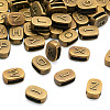  52Pcs 26 Styles Tibetan Style Alloy Slide Charms FIND-TA0003-80-9