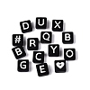 Opaque Acrylic Enamel Beads SACR-Q001-18B-2
