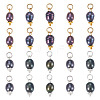 20Pcs 2 Style Natural Cultured Freshwater Pearl Pendants PALLOY-TAC0203-1