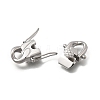 304 Stainless Steel Twister Clasps STAS-D382-05C-P-2