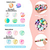 DIY Round Acrylic & Silicone Beads Jewelry Making Finding Kits DIY-TA0012-04-5