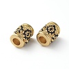 Brass Micro Pave Cubic Zirconia Beads ZIRC-G157-56G-1