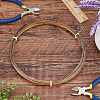 Half Round Brass Wire for Jewelry Making CWIR-WH0003-02-B-7
