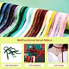 60 Yards Single Face Velvet Ribbon OCOR-WH0071-02-4