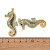 Brass Micro Pave Cubic Zirconia Pendants KK-A271-07F-G-3