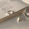 Brass & Shell Cuff Open Rings for Women FS-WGA6CCE-01-4