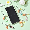 5Pcs Resin Mobile Straps HJEW-YW00291-5