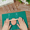 10Pcs 5 Style Acrylic Clay Depth Guides TOOL-WH0159-40-3