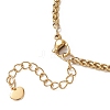 304 Stainless Steel Wheat Chain Bracelet Making AJEW-JB01472-4