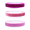 3Rolls 3 Colors Single Face Velvet Ribbon for Clothes Accessories OCOR-TA0004-09A-1