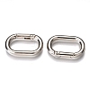 Zinc Alloy Spring Gate Rings PALLOY-C100-03P-01-2