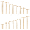   70Pcs 7 Styles Brass Twist Eye Pins KK-PH0010-29-1