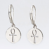 304 Stainless Steel Dangle Earrings EJEW-JE02783-02-1