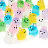  24Pcs 6 Colors Rabbit Luminous Resin Display Decorations DJEW-TA0001-07-10