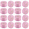 Hexagon Donut Cardboard Boxes CON-WH0019-18A-1